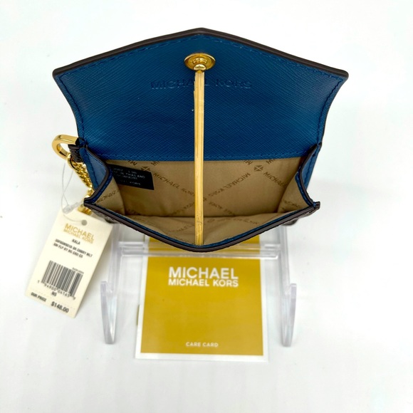 Michael Kors Small Flap Key Ring Card Case - Picture 4 of 5